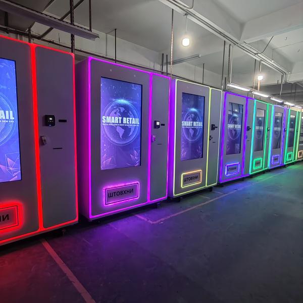 Zhongda LED Lash Lipgloss Vending Machine Cosmetic Vending Machine with Customized Design