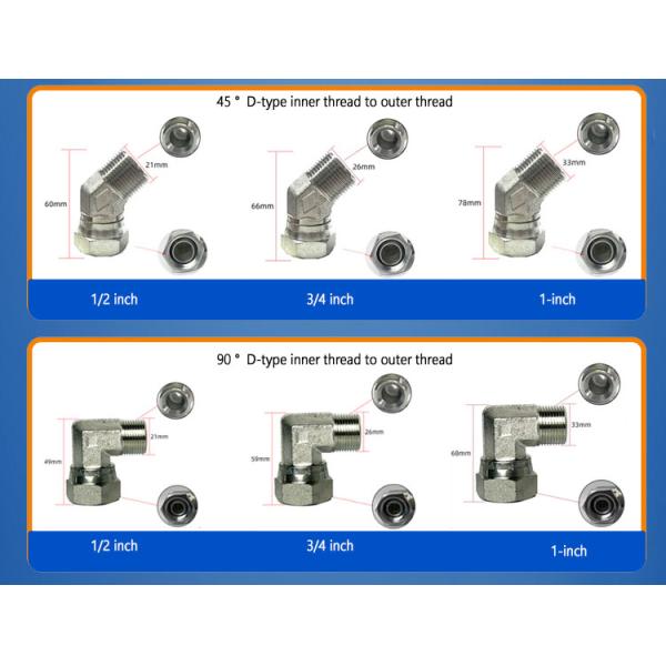 Quick Connect Excavator Arm Iron Pipe Assembly Globe Valve Accessories