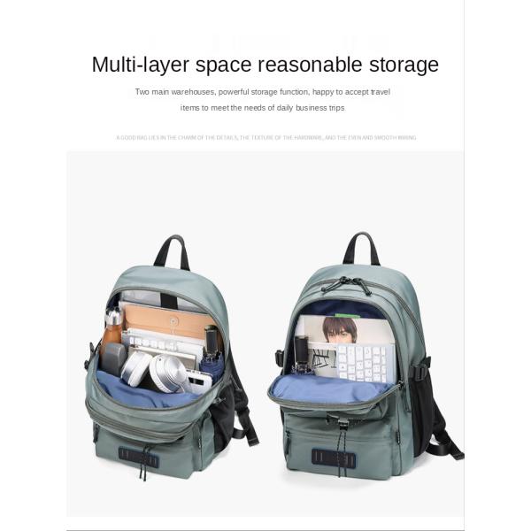 OEM ODM Large Capacity Laptop Backpack Travel Fashion Backpack 0.86kg