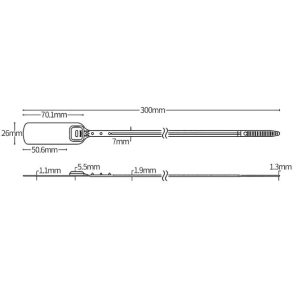 Tamper Proof Plastic Security Seals  Plastic Container Seal High Durability