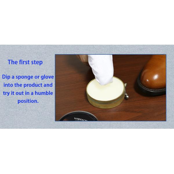 Ровный кожаный кормя воск кожаного ботинка карнаубы сливк польский