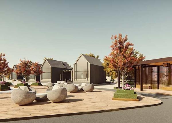 Australia Standard Design pré-fabricado Jardim Estúdio A Quadro Casas Para Pequenas Casas Kit