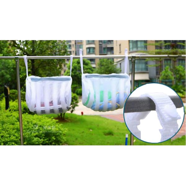 Multifunctional Mesh Laundry Bag , Shoe Washing Bag 37cm×23cm