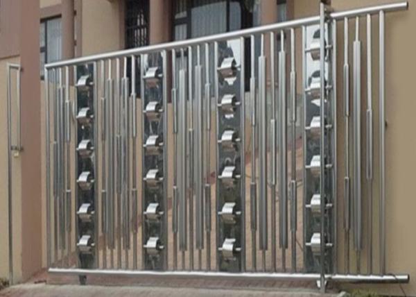 High Strength Stainless Steel Front Door , Stainless Steel Entry Door Customized Colors