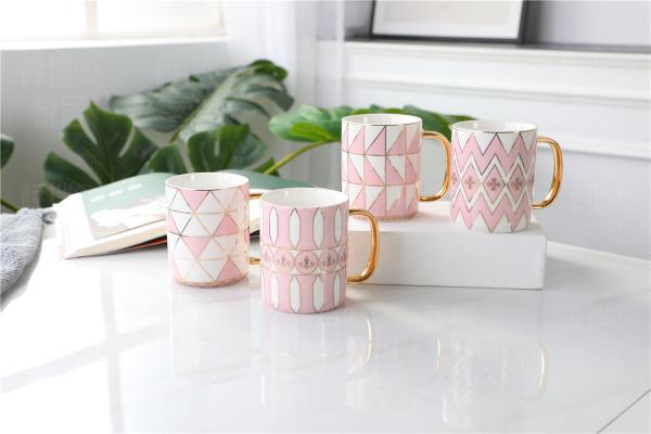 13.5oz 89mm Height Edge Chip Resist  Novelty Bulk Pottery Coffee Mugs