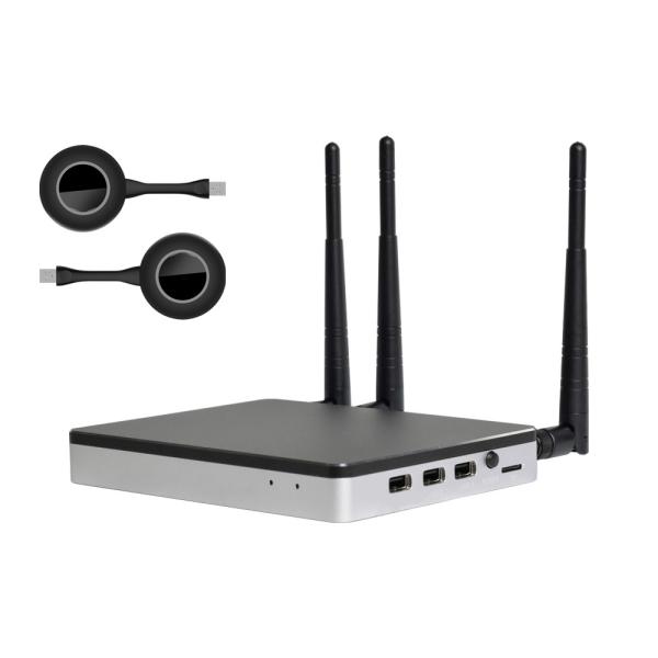 Aluminum 4k Wireless Presentation System 30Hz 1080P Wireless HDMI Transmitter