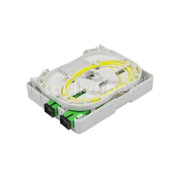 A mesa da placa de parede da fibra ótica de 2 portos montou o fogo da placa de cara de FTTH - UL94V0 retardador
