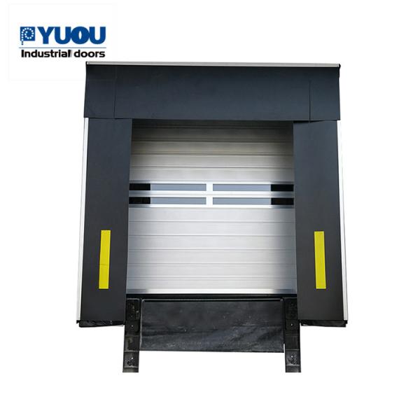 Steel Frame Loading Dock Seals 3mm Spring Balance PVC wearproof Retractable Shelter