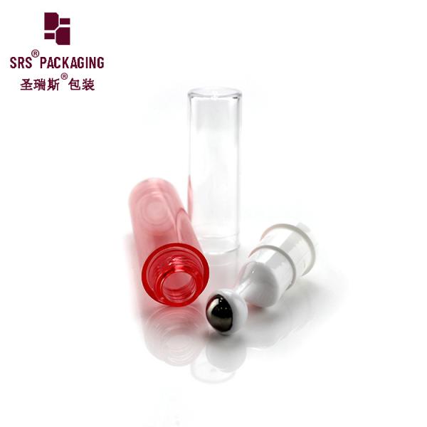 5ml 10ml 12ml 15ml plastic roll on steel ball cosmetic refillable airless bottle