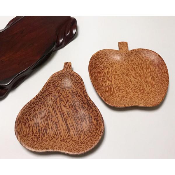 Сервировка кокоса полигона деревянная покрывает Handcrafted традиционную плиту обедающего