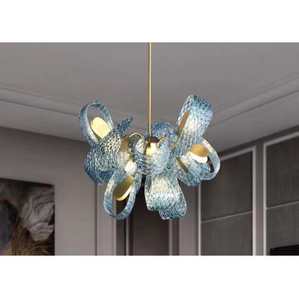 Luxury Hanging Fixture Firework Pendant Lights Led Lighting Modern Flower Glass Wall lamp