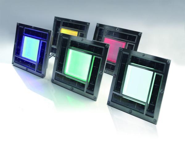 200mm High Brightness Plastic Outdoor LED Solar Brick Lights CE And ROHS Approved