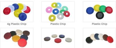 plastic chips suitable for board games