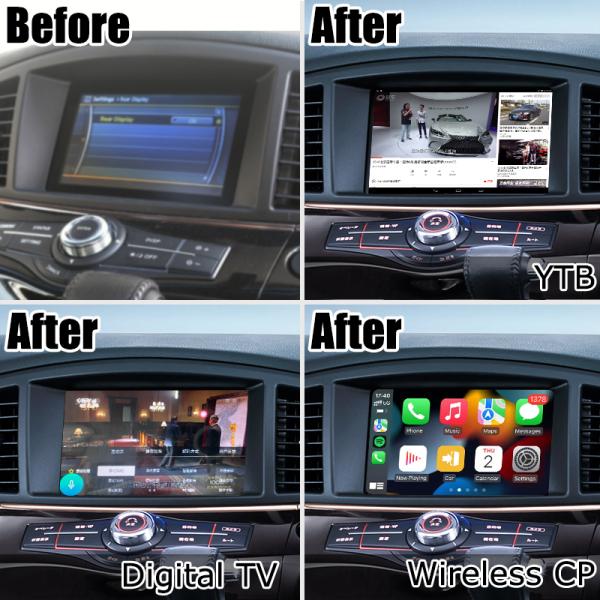 Nissan Elgrand E52 HD muti touch touch HD обновление экрана беспроводная связь carplay android auto