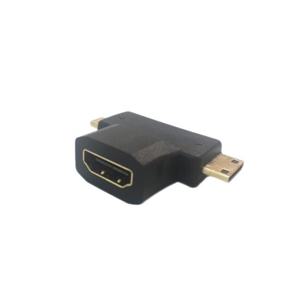 Kico K-GE002 2 in 1 Micro HDTV Mini HDTV to HDTV Male to Famale Adapter Gender  Changer
