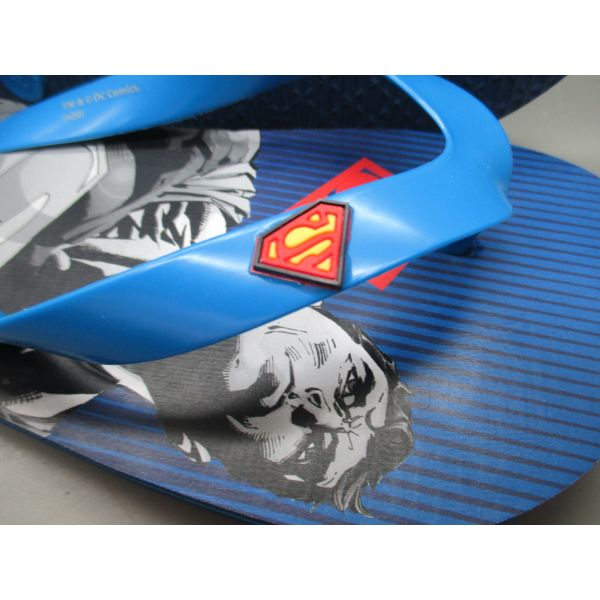 Tongs pour enfants en matériaux PE EVA avec personnage Superman, sandales ouvertes pour enfants