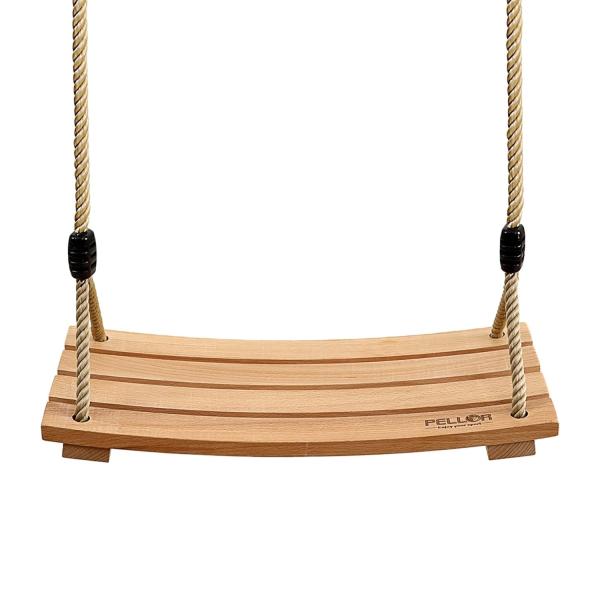 Customized Logo Acceptable Gym Swing Set for Children Adult Kids Wood Tree Swing Seat