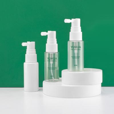 Garrafa plástica geada do pulverizador de seda imprimindo 1 disparador preto 1.01oz da cor