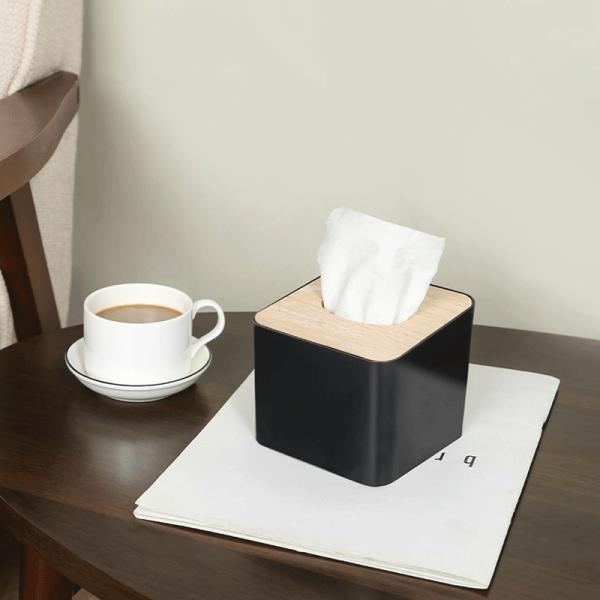 PP Bamboo Tissue Box Hotel Guest Room Supplies Printing Logo