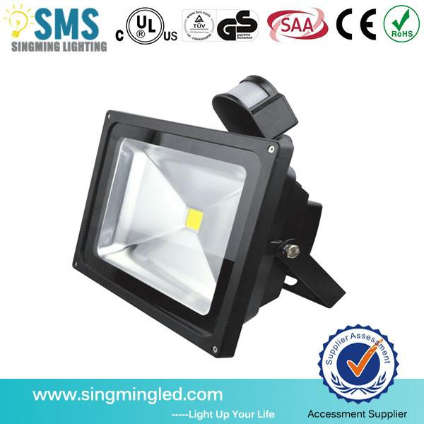 LED Aluminum Lamp Body Material motion sensor LED flood light with 3 years warranty