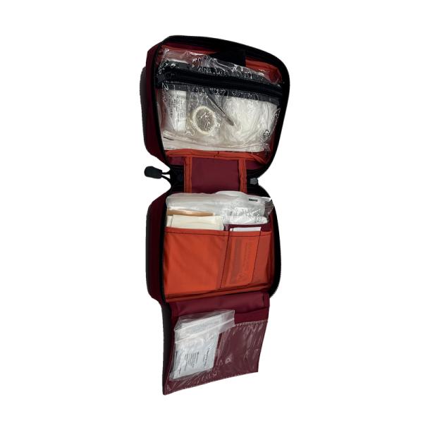 Red Emergency Outdoor First Aid Kit Injuries Emergencies Travel First Aid Kit