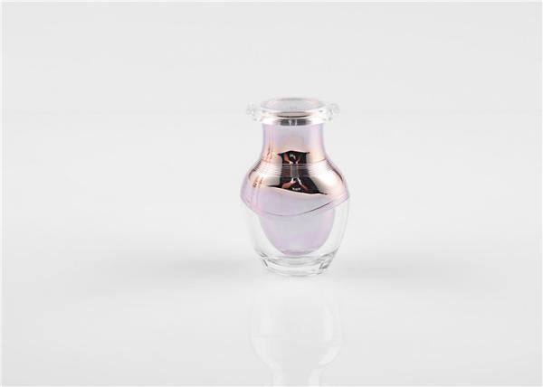 Empty Clear Octagon Shape Acrylic Cosmetic Cream Jars 50g For Skin Care