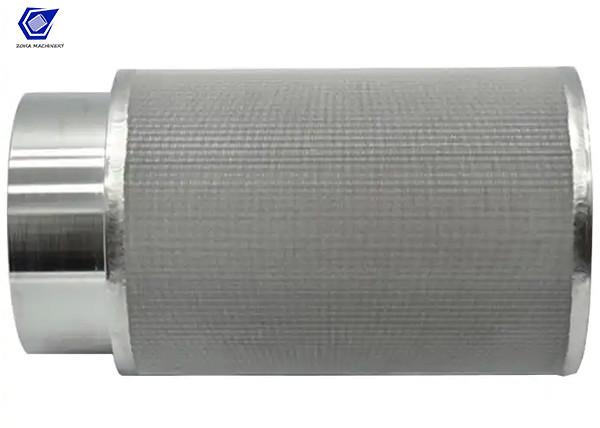 Stainless steel 316L hydraulic oil  folding screen sintered cartridge filter element