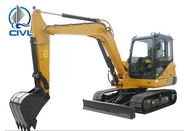 XCMG 4050kg Hydraulic Crawler Excavator XE40 0.14m³ Construction Excavator Operating weight is 4050kg