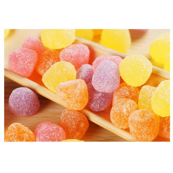 Custom Formula Pectin Fruit Jellies , Peach Flavor DHA Algal Oil Gummies For Adults