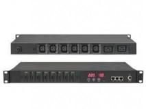 Fase monofásica do PDU da montagem em rack da monitoração da energia, Pdu montável da cremalheira inteligente que apoia a pilha de protocolos do TCP/IP