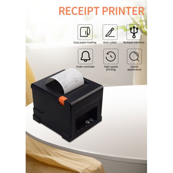 Directly 80mm Thermal Pos Printer Good Quality Factory With Auto Cutter