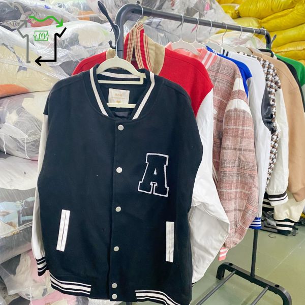 Clean Condition Second Hand Baseball Jersey Used Formal Blouses For Women