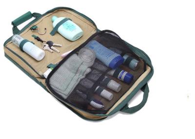 Portable Promotional Toiletry Bag , Water Resistant Hanging Makeup Bag