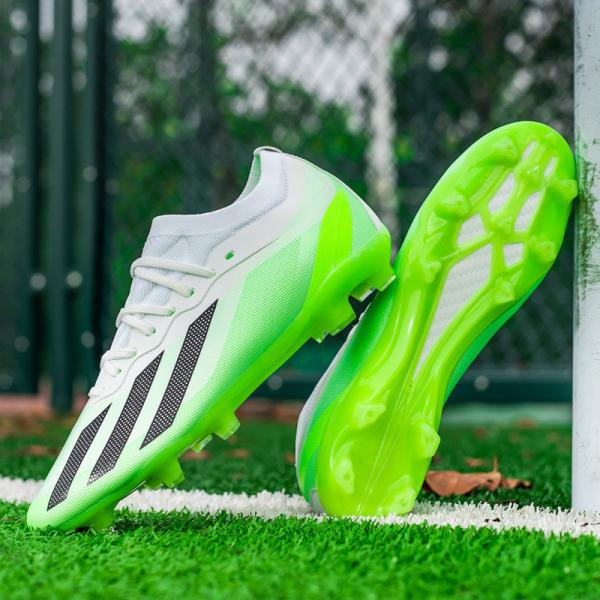 Wholesale Low-Top Football Shoes For Boys AG Long Spikes World Cup TF Broken Spikes Grass Competition Training Shoes