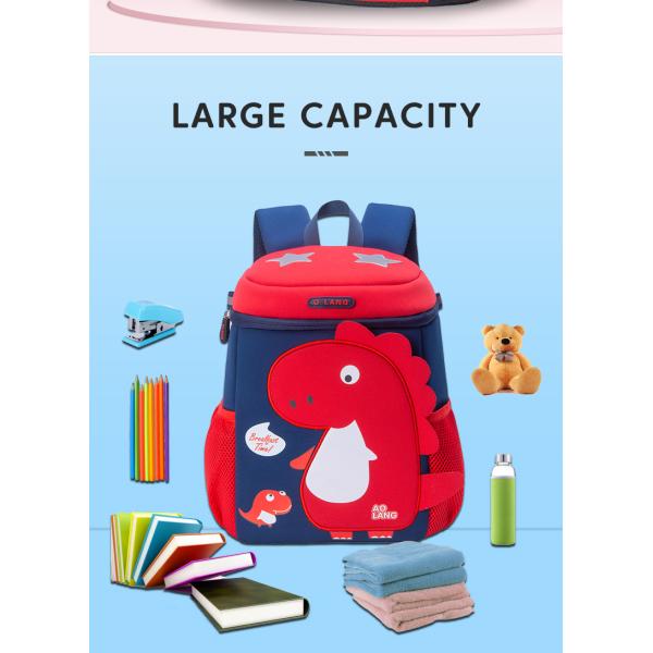 Toddler 3D Dinosaur Kindergarten Mochila Cute Cartoon Backpack For Boys Girls