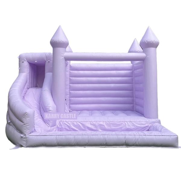 Commercial Grade PVC Inflatable Decorable Castle with Ball Pit and Slide