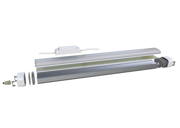 50W 120cm led triproof light,1200mm led tr-proof light 50watt,lifud driver with 120lm/w,6000lm 50W dust proof light ip66