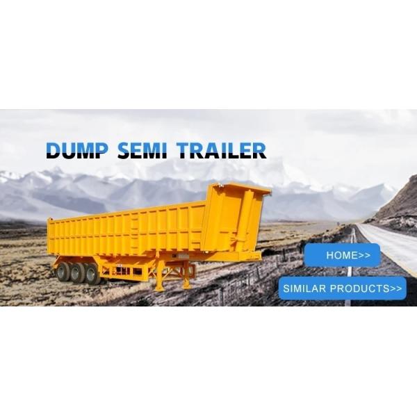 3/4/5/6 Axle Number Tri Axle 50 Ton Heavy Duty Dump Trailers Mining Tipper Truck Trailer
