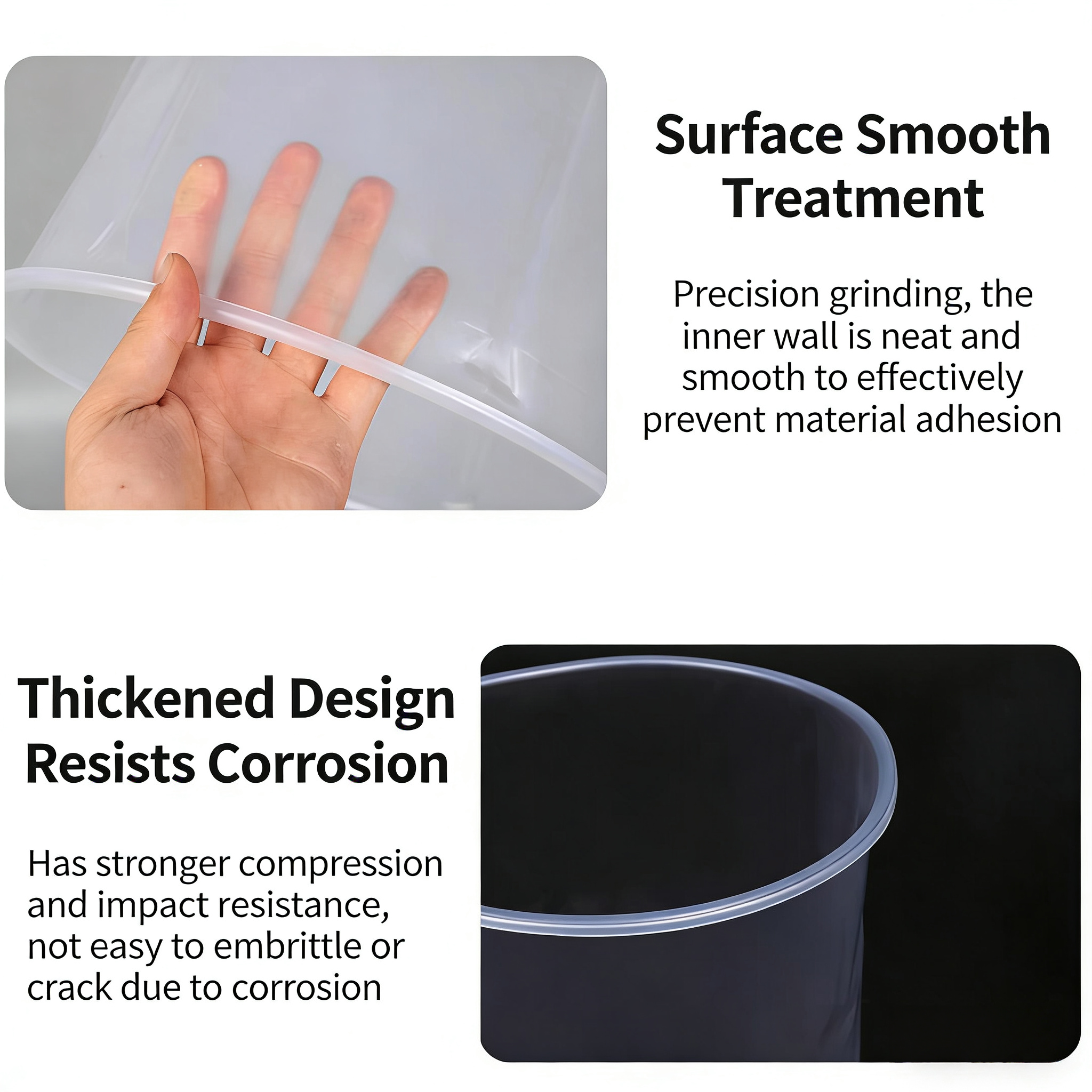 Factory Wholesale Custom Safe Plastic 5 15 30 55 Gallon LDPE Transparent Round Bottom Plastic Drum Liners Bags