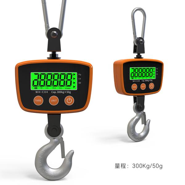 WH-C04 500KG Balance de grue numérique Weiheng Balance électronique portable à crochet Échelles industrielles certifiées CE pour besoins de suspension
