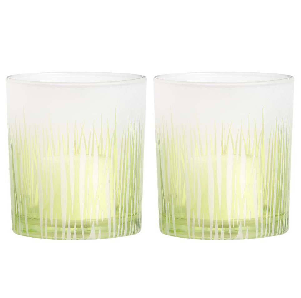 Spring Glass Votive Candle Holders