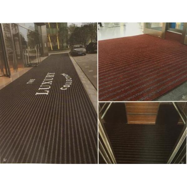 Tufted отрезанная толщина коврика у входной двери сверхмощная чистя щеткой 9mm входа кучи