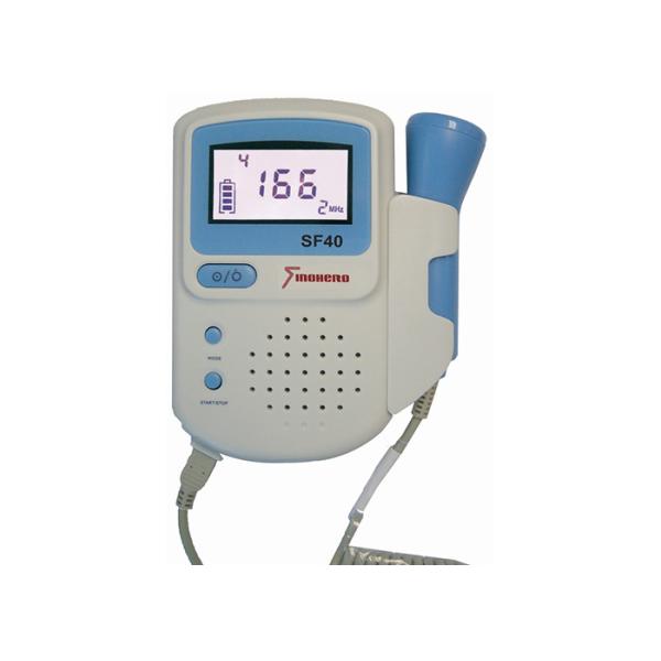Color Fetal Heart Doppler SF40 Baby Ultrasound Fetal Monitor 2*1.5 Volt Battery