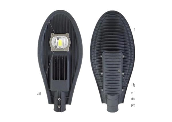 Public City LED Shoebox Pole Light , Street Light Tube Light Fitting High Luminous Flux
