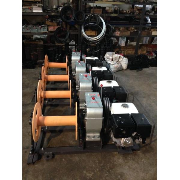5 Ton Gas Powered Winch Honda Gasoline Engine 13HP For Cable Pulling