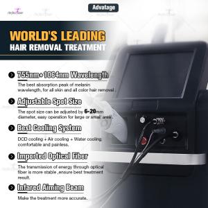 2 в 1 машине удаления пигмента Нд Яг машины удаления волос Лазер Александрита