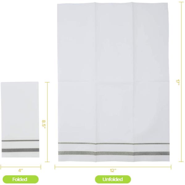 Изготовленная на заказ польза обедающего бумажной салфетки 50-65gsm Airlaid 4*8.5in роскошная