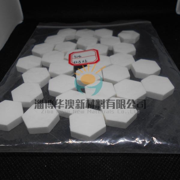 Plaque en aluminium céramique mosaïque résistante à l'abrasion Plaque de revêtement céramique 10x10x3 mm