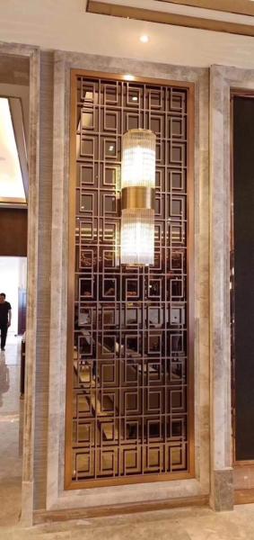 Restaurant Stainless Steel Partition Suspended Decorative Indoor Privacy Screen