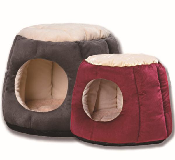Sono morno casa sentida do cachorrinho da forma de Cat Cave Bed Nest Kitty